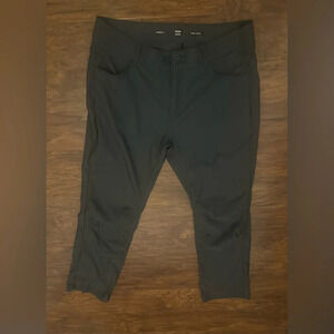 Prana Halle Straight Pants Charcoal Outdoor Gorpcore UPF Hiking Size 16